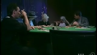 Three Lesbian Hotties Have Group Sex on a Poker Table