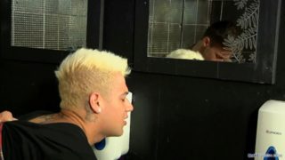 Darius Ferdynand And Mickey Taylor fucks each other in public toilet 