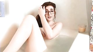 Hot angel bathtub mastrubation