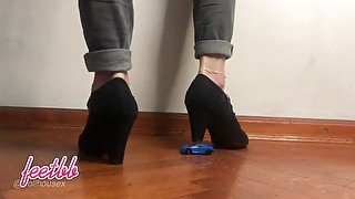 Toy Car Crushing In High Heels Preview