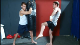 Kickboxers Ryan Middleton & Sebastian Keys fuck anally on cam