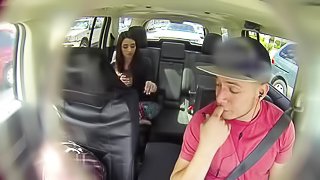 He is fucking her in the car