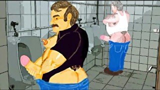 Cartoon Gaybear: Cruising En Aseos Publicos (capitulo2 parte3) "Joseph&Thomas"