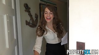PropertySex Insanely Hot Real Estate Agent Flirts With Client and Fucks on Camera
