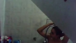 Hidden cam teen girl in a shower 02