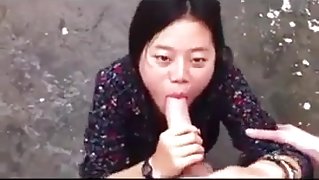 Chinese girl and white teacher