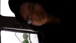 Bespectacled Oriental immature In A Car Gives BJ Like A Pro
