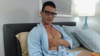 Sexy Nerd in Bedroom Eden Adonis
