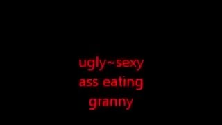 Granny eats ass