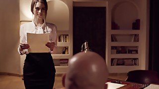 Erotic hardcore fuck for gorgeous secretary Jill Kassidy