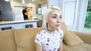 Leggy blonde Hime Marie seduced by a handsome lover for a fuck