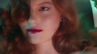 AVALON - vintage 80's redhead lingerie music video