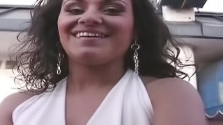 Girl with the curly hair rides the dick like the horniest woman ever