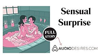 Romantic Lesbian Bathtub Sex  Erotic Audio Story  LGBTQ+ Sex ASMR Audio Porn for Women