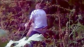 Whore with client caught in woods