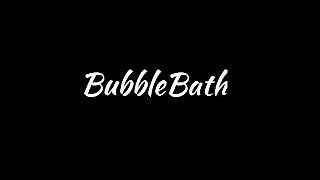 MelRose - Hot big tits brunette masturbates in Bubble Bath