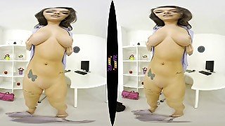 Sexy POV VR hardcore with busty Lauren Louise - Big Ass Leggy Brunette Solo