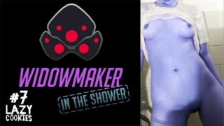 Widowmaker From Overwatch Masturbates In The Shower - LazyCookies Amateur