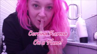 Corrina Karma on a Plane Teaser. Join the Mile High Club and Squirt with me!