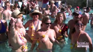 Private Home Video Of Swingers Partying Naked In A Pool