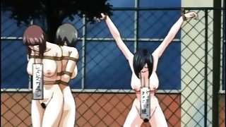 Schoolgirls hentai bondaged in the school