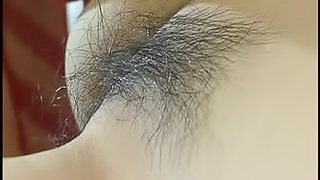 Japanese lingerie girl masturbates clitty