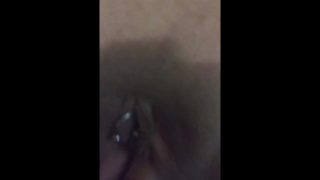 Whore won't shut up while I try to make her cum with my fingers