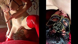PLAYFUL CUNNILINGUS AND FACESITTING ORGASM PART 1 - SLOW HD OUTRAGEOUS SQUIRTING ORGASM ON HIS MOUTH