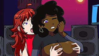 Friday Night Funkin Animation Carol and Girlfriend  Rubbing and Fingering Their Tits and Asses