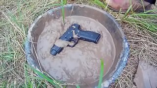 XDm 9 Mud Endurance Test - Silly Mini Gun Review Video