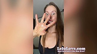 Lelu Love - The best part of waking up, is a big dick in my cup plus cock rates hairjob JOI & more