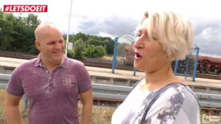 LETSDOEIT - German Amateur MILF Picked Up From Train Station