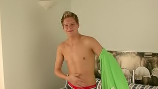 Twink Jack Stroking Cock