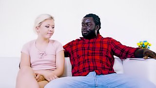 Huge black tool is all pale blonde Anna Ray wants in her cunt