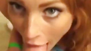 Fabulous Redhead, POV xxx scene