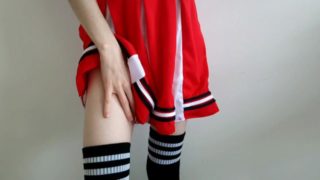 cheerleader ruins her own orgasm || loud, desperate moaning