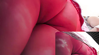 Amateur upskirt video excites with appetizing butt