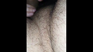 RUSSIAN STEP MOM  WITH BIG BREASTS PLAYS WITH STEP SON COCK - BLOWJOB WITH CUM IN MOUTH
