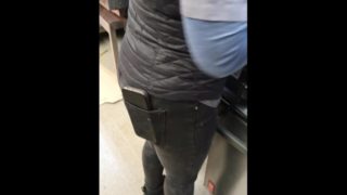 Step mom tried to make step son fuck her in the kitchen while dad is near 