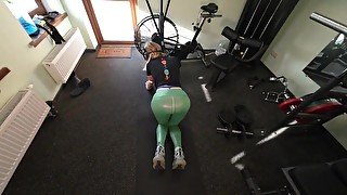 Hard fuck in gym with my coach - 4K
