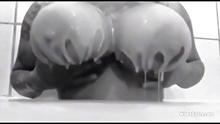 Busty Serenity Shower Snow Solo Fetish