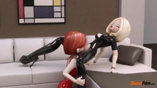Ducatfilm.com is two sexy lesbian babes in latex havin