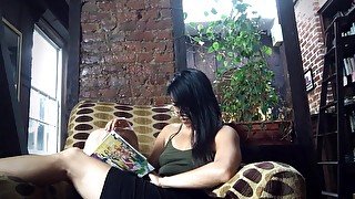 Dominatrix Mara as Reading Nanny Sitter with Quiet Time