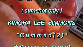 B.B.B. preview: Kimora Lee Simmons: "Cummed 2" (cumshot only) with SloMo