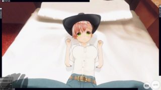 3D HENTAI POV Cowboy girl agreed to have sex while parents are not at home
