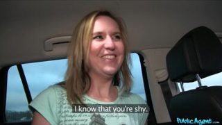Blonde Sucks and Fucks in Car