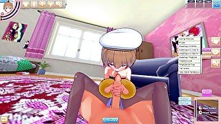 KP- Neptune Blanc getting fucked in all holes creampied and drenched in cum