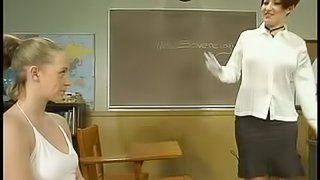 Masochistic Bitch Teacher Gives A Master Class On "Electricity Use On FemDom Play"!