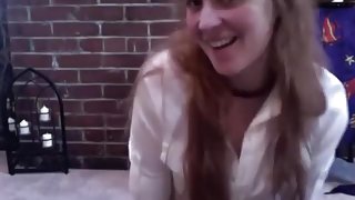 This girl fent in love with fake dick