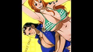 ONE PIECE - HOT NAMI HAVE FUN WITH USOPP (UNCENSORED) / 69 POSITION / TITTY FUCK